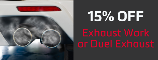 15% off Exhaust